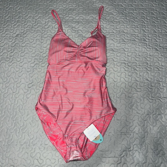 Prana Jess reversible one piece swimsuit bathing suit swimwear Beach summer pink - Picture 12 of 13